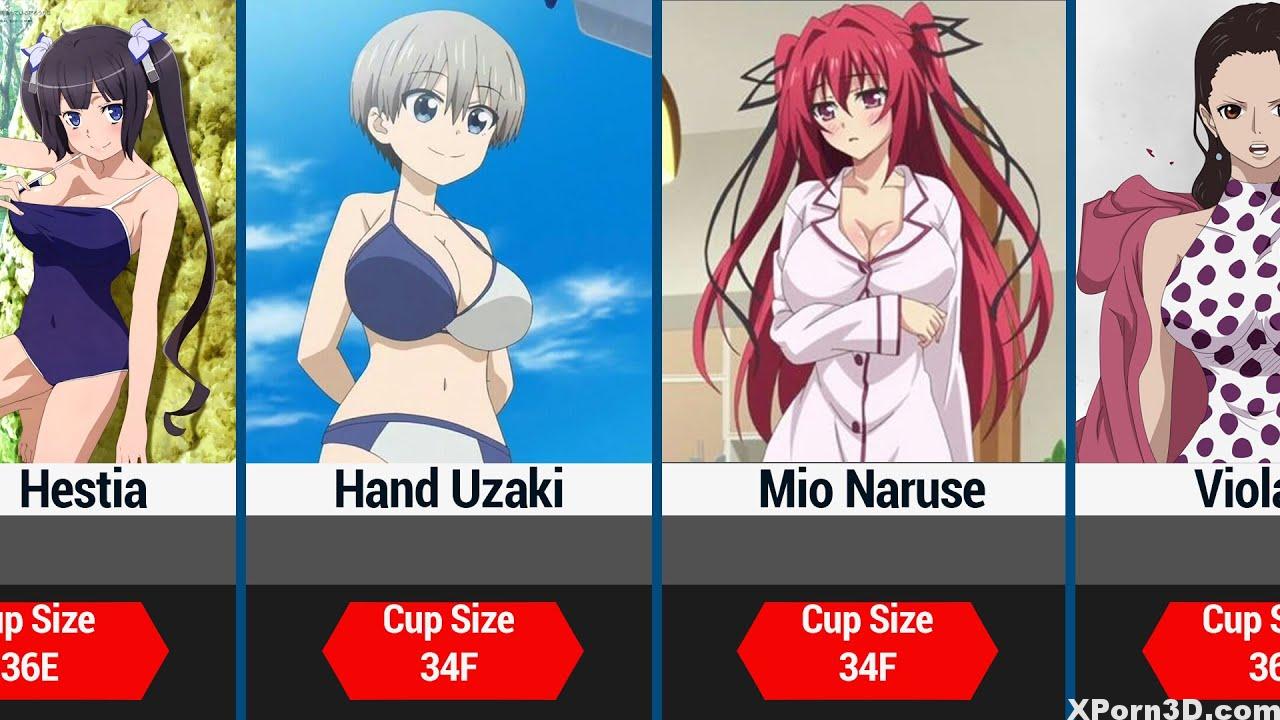 Anime Waifu With Their Breast Dimension Comparability | Largest Oppia In Anime