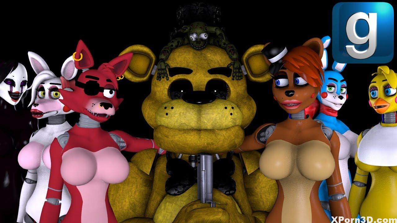 Gmod FNAF | Golden Freddy And The Attractive Women