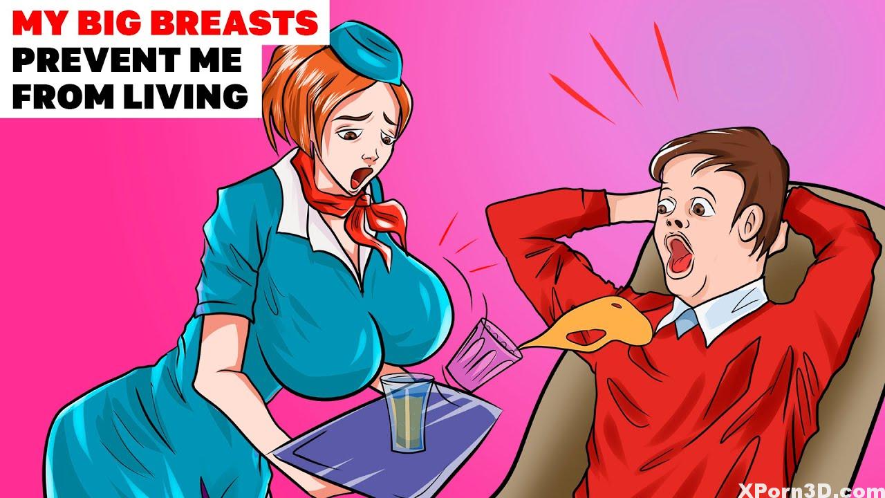 My Large Breasts Stop Me From Dwelling | Animated Story