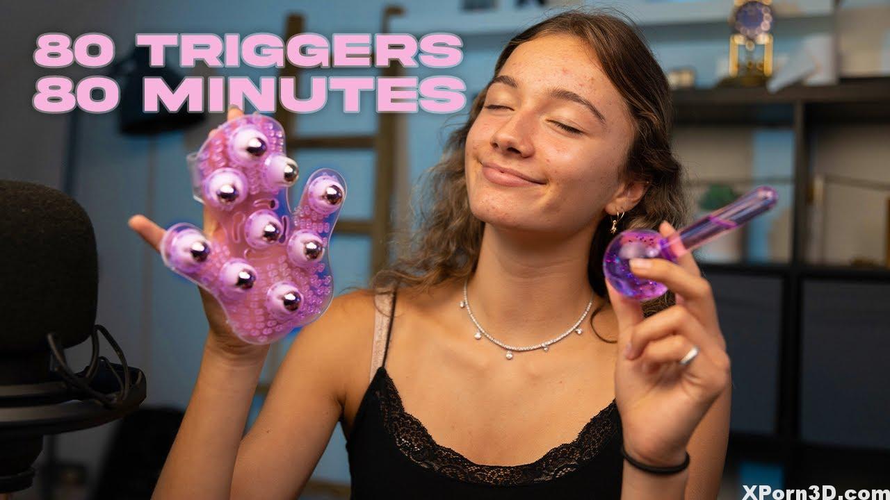 ASMR – 80 TRIGGERS IN 80 MINUTES! (800K SPECIAL)