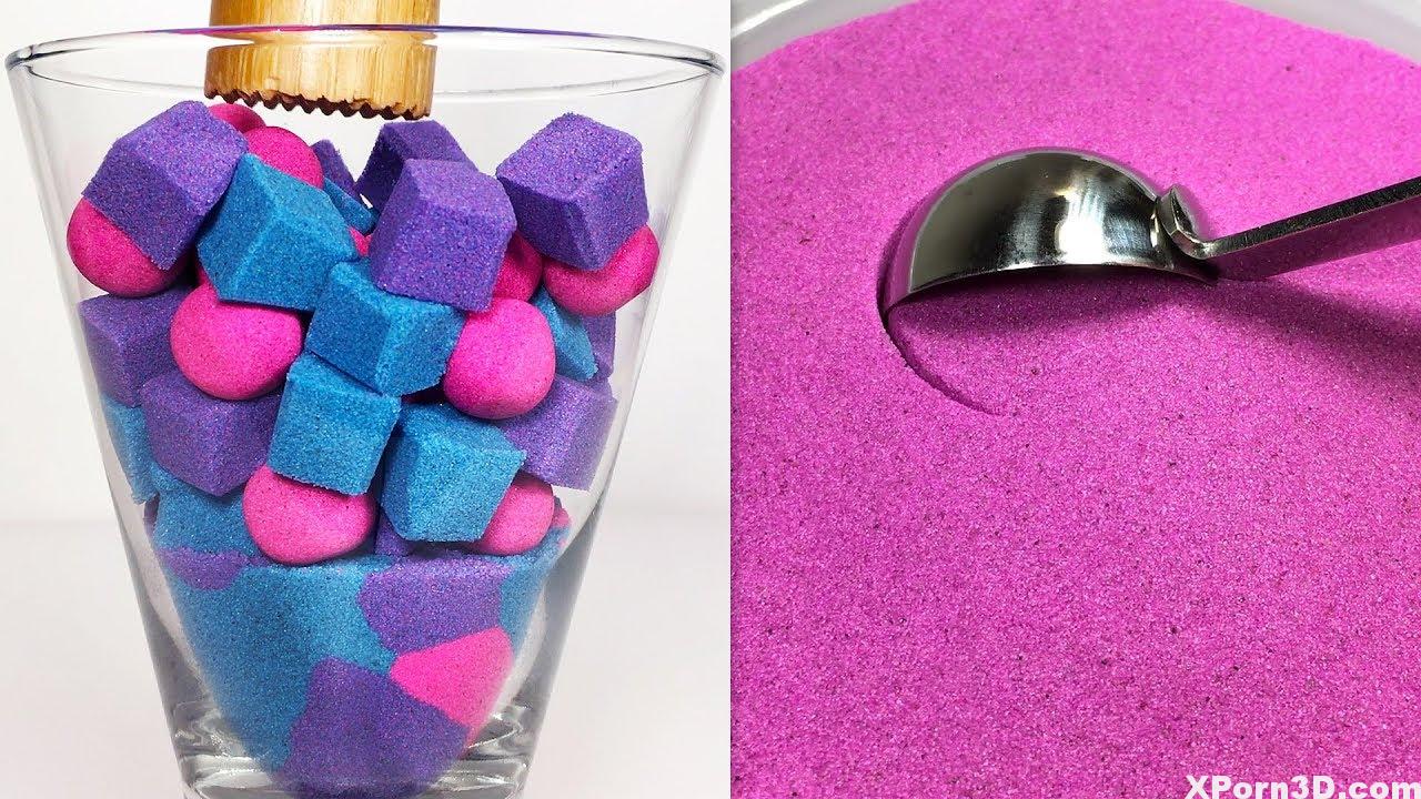 Very Satisfying and Stress-free Compilation 148 Kinetic Sand ASMR