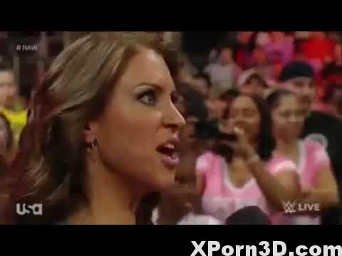 Stephanie McMahon Promo Enormous Tits Fats Ass WWE Monday Evening Uncooked 2015 03 09